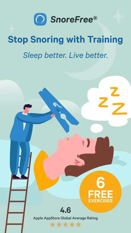 SnoreFree App Store screenshot